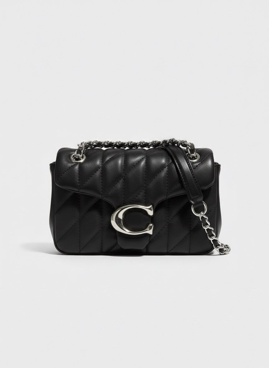 Quilted Chain Shoulder Bag - Designer-Inspired Luxury Handbag