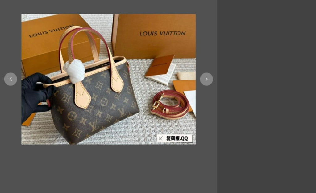 Classic Monogram Canvas Mini Tote Bag with Leather Handles